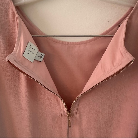 A New Day Dusty Rose Bell Sleeve Shift Dress Size Large - Picture 6 of 7